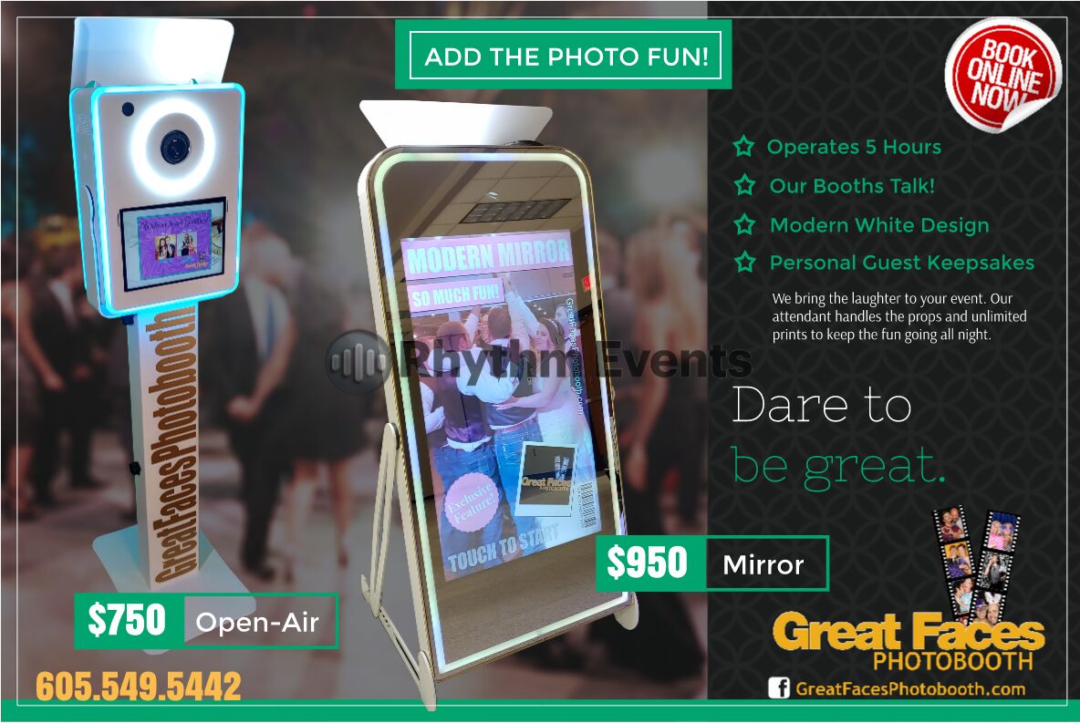 Great Faces Photobooth - White Booths